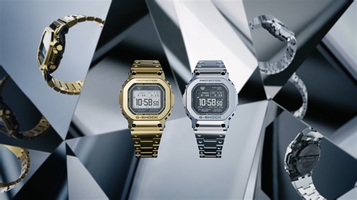 Aprovechando los datos de resistencia a los impactos recopilados durante más de 40 años de pruebas de G-SHOCK, profundizamos en la cocreación entre diseñadores humanos e IA para encontrar métodos completamente nuevos de diseño generativo estructural y exterior. Mantuvimos la forma icónica del G-SHOCK original, al tiempo que desarrollamos una nueva estructura que extiende la caja hasta las asas para mitigar aún más la transmisión de impactos. La forma intrincada y moderna, vista de perfil, realza