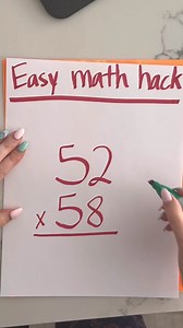 Easy math hack #reels | J Carrol