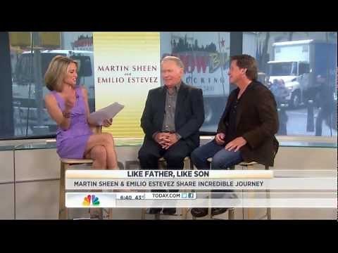 Amy Robach - leggy slim thighs in tiny skirt