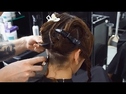SUPER HAIRCUT - SHORT BOB WITH HIDDEN UNDERCUT