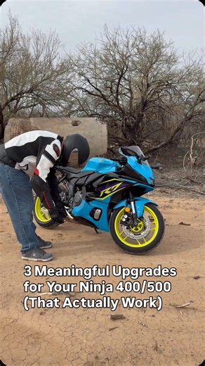 The LoFi Moto Guy on Instagram: "3 Meaningful Upgrades for Your Ninja 400/500 (That Actually Work) We discuss three practical upgrades you can make to your Ninja 400 or Ninja 500 to improve performance and handling. We explain why engine modifications offer diminishing returns, then break down the three upgrades that actually make a difference: upgrading your clutch with a Norton Motorsports kit for better shifts and reduced slushiness, upgrading your suspension with cartridge le for the forks a