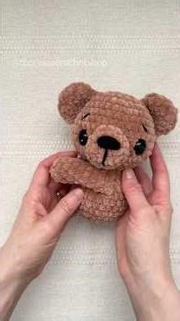 Sewing Arms on a #Crochet Bear | #amigurumi