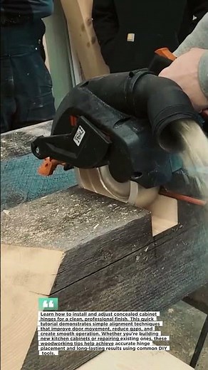 Perfect Cabinet Hinge Installation Made Easy Today #Woodworking #DIY #Cabinets