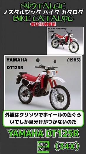 1分間解説 YAMAHA DT125R : 34X