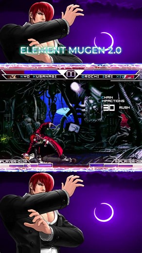 Orochi Iori XIV Combo Part 1 #kofmugen