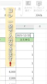 Easily enter today's date and current time in an instant without any mistakes! #Excel #ExcelBegin...