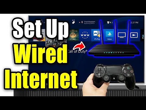 How To Set Up Wired Internet Connection on PS4 (Ethernet Cable!)