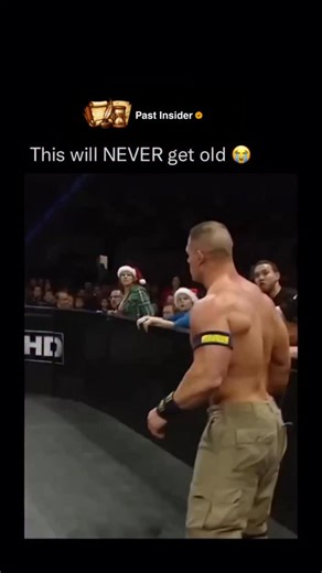 Past Insider on Instagram: "During a special Christmas Eve episode of WWE Raw in 2012, John Cena faced off against Alberto Del Rio in a festive "Miracle on 34th Street Fight." The event in Pittsburgh featured a ring surrounded by holiday trees, decorations, and wrapped presents used as weapons. Follow @PastInsider for more In a memorable moment that combined humor with action, Cena unwrapped a large gift at ringside only to find a steel chair hidden inside. The crowd erupted in cheers as he imme