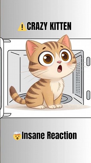 What Happens When You Microwave a Kitten? 🐱⚡ Must Watch! #trending