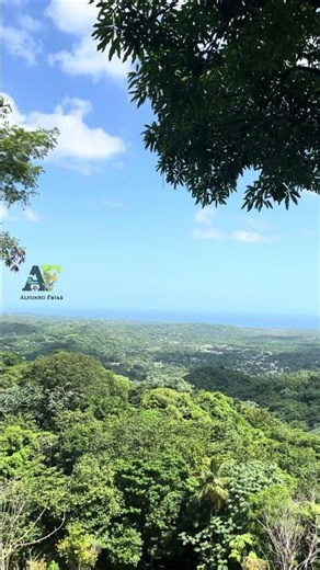 The best view to see the town of El Limón in Samaná