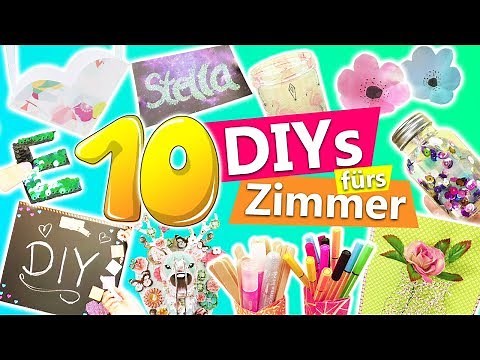 10 kreative DIY DEKO IDEEN fürs Zimmer | tolle Zimmerdekoration zum selber machen | DIY Kids