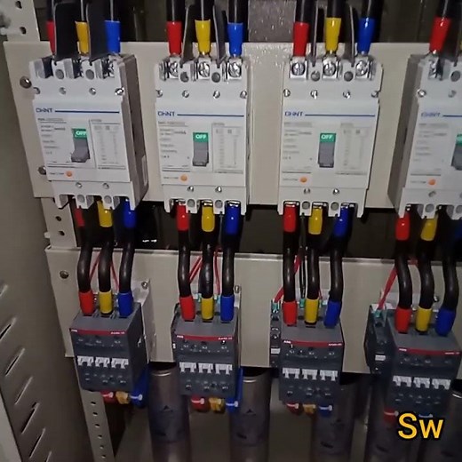 MCCB circuit breaker connection(pfi panel)#shots