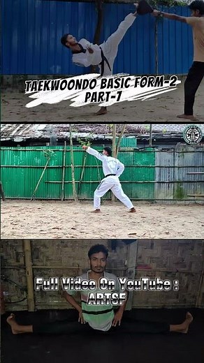 Taekwoondo basic Form-2 Part-7 #shortsfeed #viral #shorts #youtubeshorts #karate #martialarts