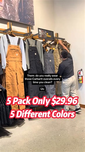 🔥 CARHARTT BIB OVERALLS: Built Tough for the Long Haul! 🔥 Tired of pants that can't handle your tools? Need gear that moves WITH you, not against you? Meet your new work partner: Carhartt Men's Denim Bib Overalls - the ultimate all-day armor for serious workers. Built with our legendary durability and smart storage solutions. 🛠️ ENGINEERED FOR THE JOB SITE: ✅ ADJUSTABLE SUSPENDER STRAPS • Customizable fit for all body types • Criss-cross back design for weight distribution • Easy on/easy off 