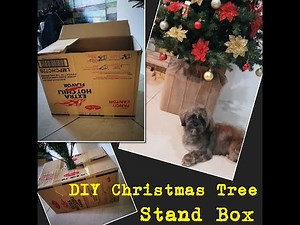 DIY Christmas Tree Stand Box | Easy to make