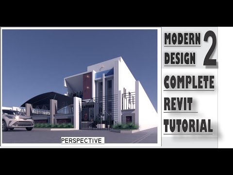 Modern House Design Revit Tutorial 2: Tenants Side Ground Floor Plan