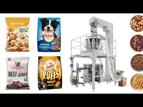 Automatic Nuts Almond Packing Machine With Metal Detector And Laser Coder