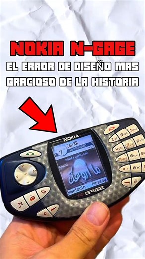 Nokia N-Gage: El mayor error de diseño de la historia 📉🚫 #celular