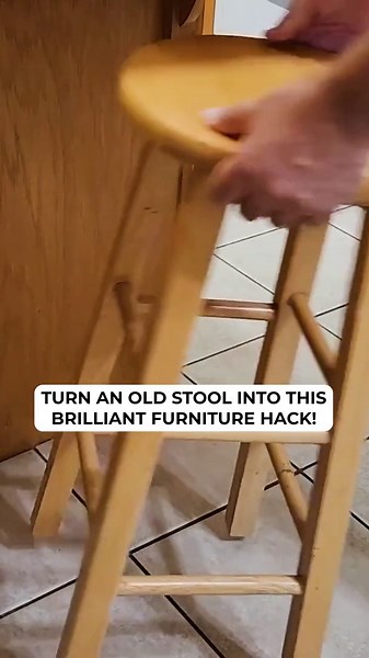 Everyone will be rethinking old kitchen stools after this GENIUS idea!