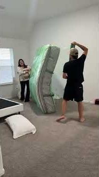 DIY Room Transformation: Moving a Massive Mattress into the Attic! #RoomTransformation #DIYMakeover