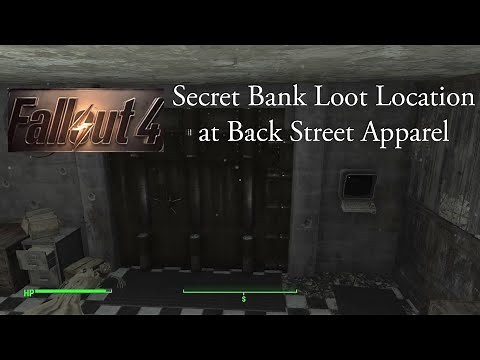 Fallout 4 - Back Street Apparel Secret Bank Location | Guide