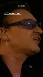 Flashback to 2002, when U2 stepped onto the Super Bowl stage for the first halftime show after 9/11. Performing on a heart-shaped stage, with Bono wearing a jacket lined with the American flag, the 2005 Inductees opened with “Beautiful Day” and “MLK,” setting a tone of reflection, resilience, and hope. As the band closed out the show with “Where the Streets Have No Name,” the names of those lost in the 9/11 attacks filled the screen behind them, turning the halftime show into a shared moment of