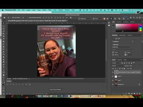 Design your portrait with a quote by using Typography in Photoshop