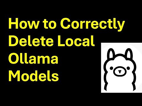 How to Correctly Delete Local Ollama Models
