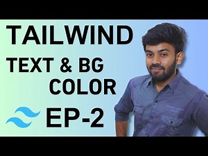 Text & Background Color in Tailwind | Tailwind CSS Ep- 2 | code io - Tamil