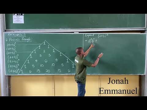 Binomial Theorem 2 - Pascal’s Triangle: Meaning, Formulation and Examples with Solutions.