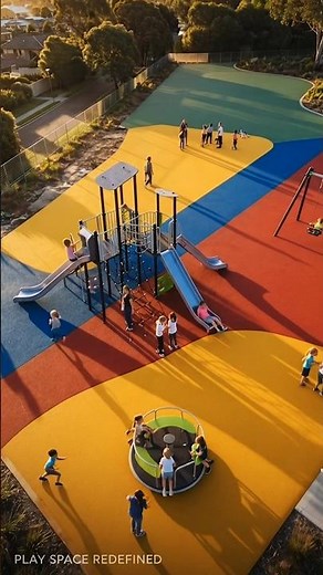 Installing wet-pour rubber playground surface #process #construction