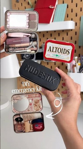 DIY EMERGENCY KIT 💕 #easydiy #emergencykit #diy