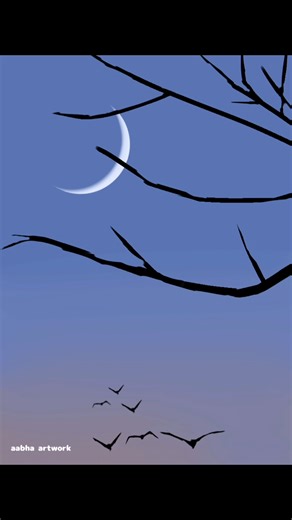 Easy sky painting #painting #tutorial #digitalart #ibispaintx #art #shorts