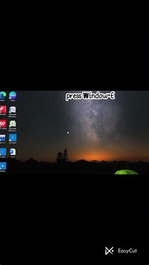 fastest way to open file explorer...#tricks #computereducation #learning #important