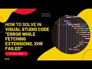 Error while installing extensions vscode | visual studio code extensions not working |