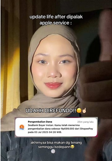 Successful Apple Service Refund Process