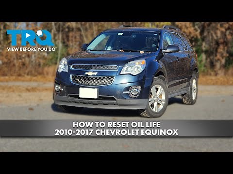 How to Reset Oil Life 2010-2017 Chevrolet Equinox