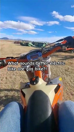 #dirtbike#motorcycle#whats sounds better eléctric bike ore gas bike???