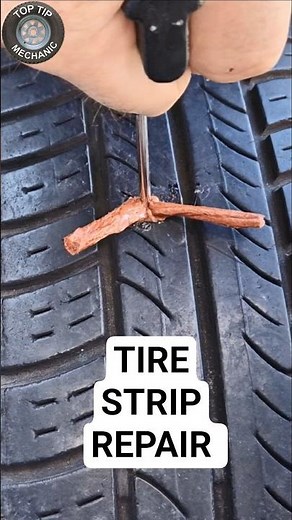 How Tire Plug Repair Kits Work #tirerepair #tireplug #tiremaintenance #tirestring