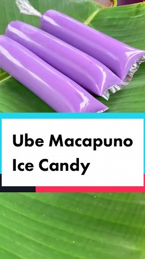 Delicious Ube Macapuno Ice Candy Recipe