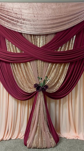 1.3K views · 43 reactions | Adding a valance to draping #draping #eventdraping #michiganeventplanner #michiganwedding #michiganweddings #michiganweddingplanner #detroitevents #detroiteventdesigner #detroiteventplanner #detroitweddingplanner #detroitwedding #detroitweddings | Customeventcreations by Rashaunda | Facebook