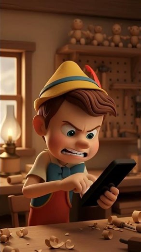Pinocchio's BIGGEST Lie was... to his Phone! 🤥#sleepytalesmelodies