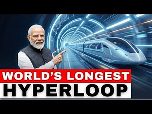 India’s Hyperloop Vision: World’s Longest Test Track in the Making || The Future of Transport