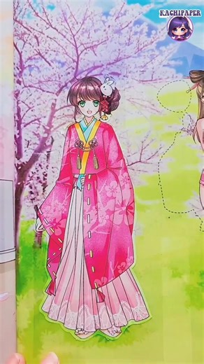 Dress up princess paperdoll in spring #paperdoll #sticker#cutesticker