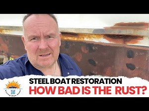 E07 - Inspecting the Hull Corrosion of Our Rusty Old Abandoned Steel Boat Renovation