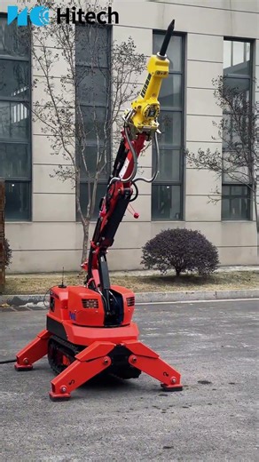 HCR70D demolition robot exterior showcase #demolitionrobot #brokk