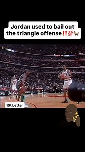 2.3K views · 490 reactions | Jordan used to bail out the triangle offense‼️ #michaeljordan #mjmondays #nba #nbahistory #basketball | 1$t Letter | Facebook