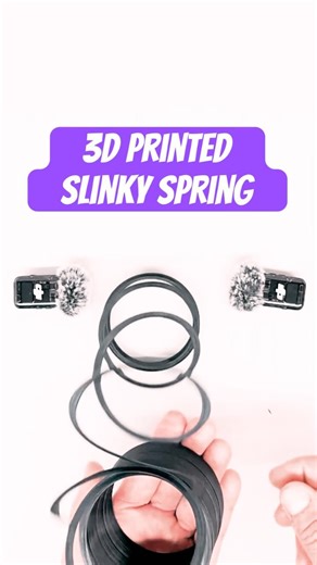3D Printed Slinky Spring. Day 814 #oddlysatisfying