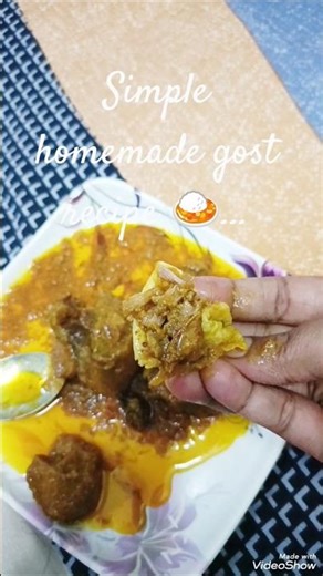 ..“Simple Homemade Gost Recipe 🍖 | Easy Cooking Vlog”“😋”“Ghar Jaisa Swad – Easy Gost Recipe”