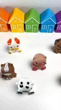 Numbers, Colors & Animals for Kids 🧠🎨🐘 | Fun Learning Short